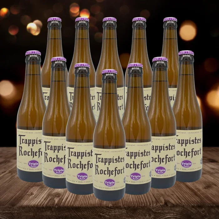 Trappistes Rochefort Tripel Extra Belgian Trappist Beer 330ml Bottles – 8.1% ABV (12 Pack)