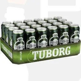 Tuborg Grøn Pils 24 x 50cl 4,9% vol DPG Einweg Pfand