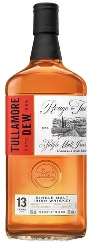 Tullamore Dew 13 Jahre Rouge Single Malt irish Whiskey Bordeaux Wine Cask Finish 40% vol 0,7l