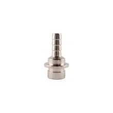 Tülle LW 5 mm mit Bund/Ansatz gerade