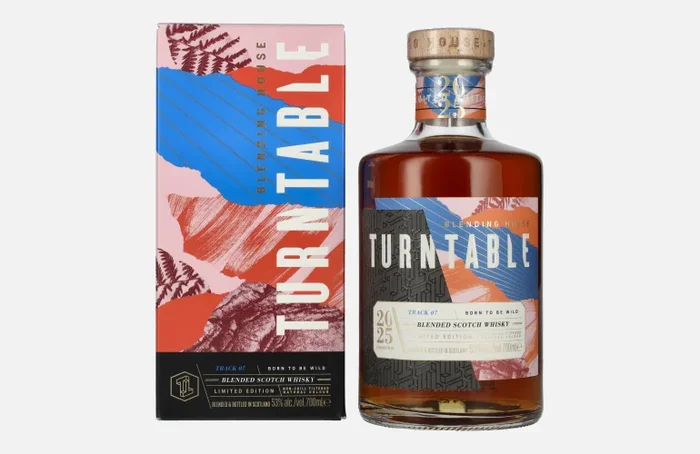 Turntable BORN TO BE WILD Blended Scotch Whisky Limited Edition Track 07 2025 53% Vol. 0,7l in Geschenkbox