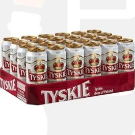 Tyskie Bier Gronie untergöriges Bier aus Polen 5,2% vol 24 x 50cl