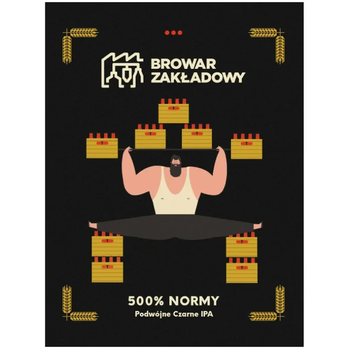 Unternehmen 500% der Norm – doppeltes schwarzes IPA