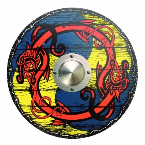 Vah Wikingerschild blau-gelb