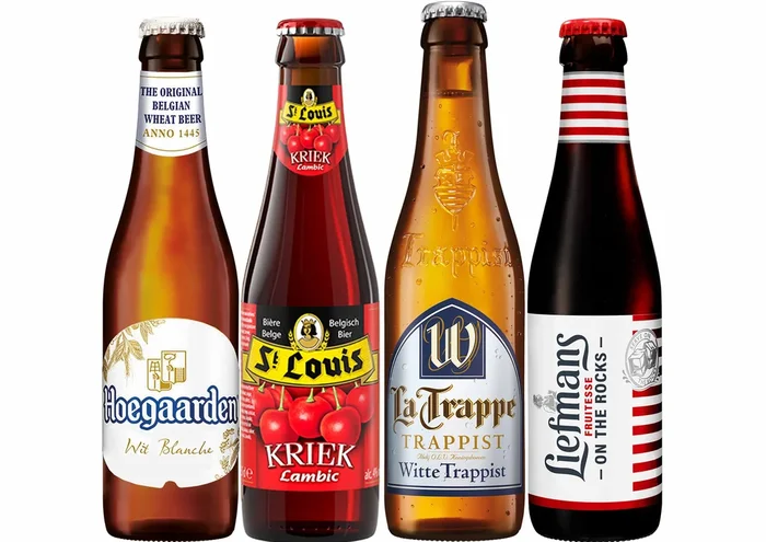 Valentinstag erfrischendes Bier Paket mit 4 Bierflaschen