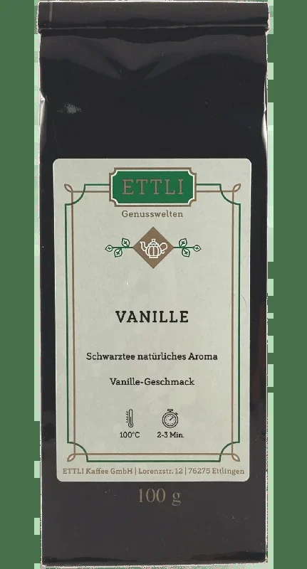 Schwarztee Vanille