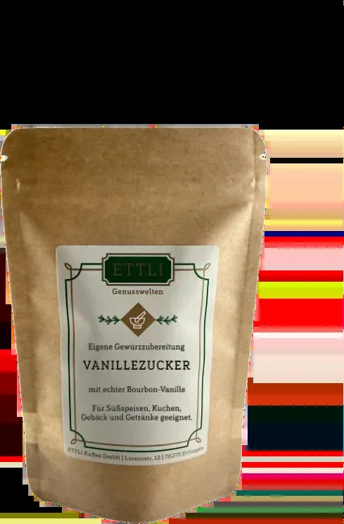 Vanillezucker mit echter Bourbon-Vanille