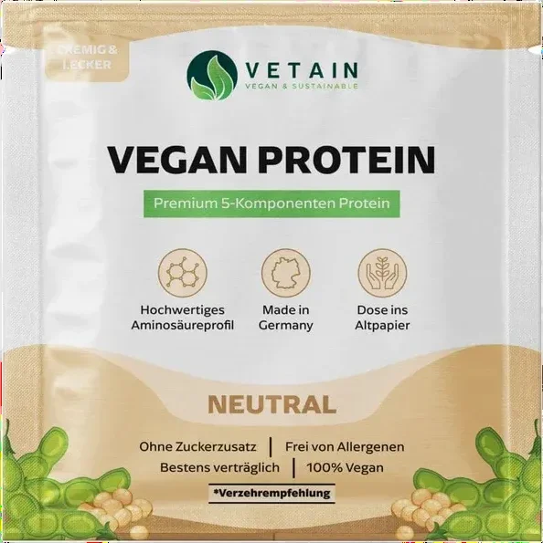 Vetain vegan protein powder neutral