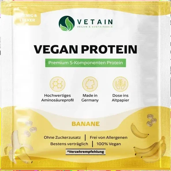Vetain veganes Proteinpulver Banane