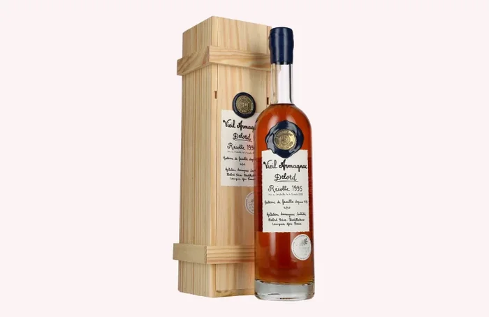 Vieil Armagnac Delord Vintage Récolte 1995 40% Vol. 0,7l in Holzkiste