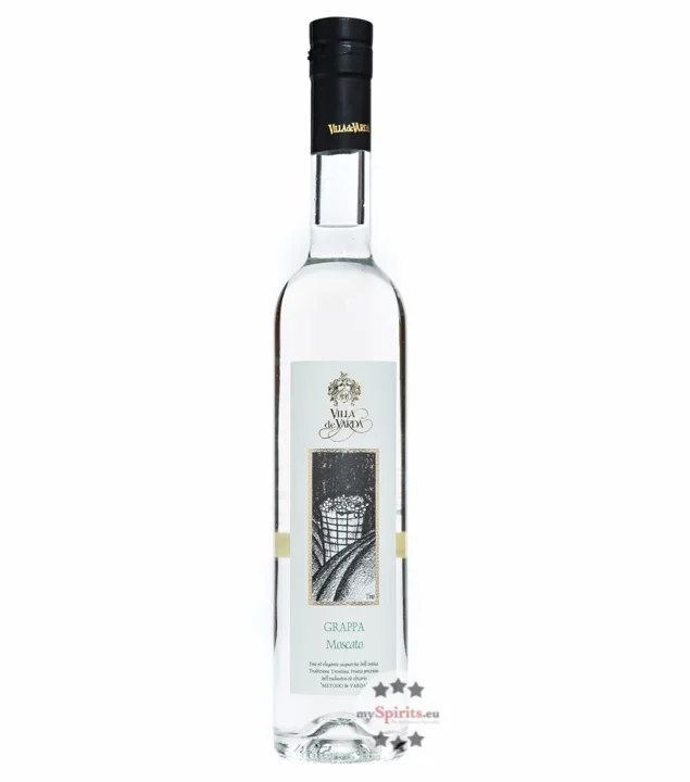 Villa de Varda Grappa Moscato Mezzolitro