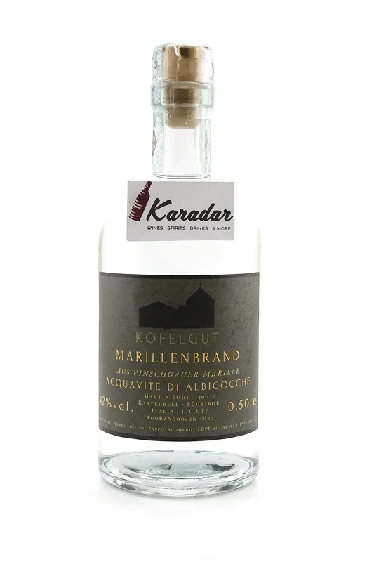 Vinschger Marillenbrand 42% vol. Hofbrennerei Köfelgut | Karadarsho…