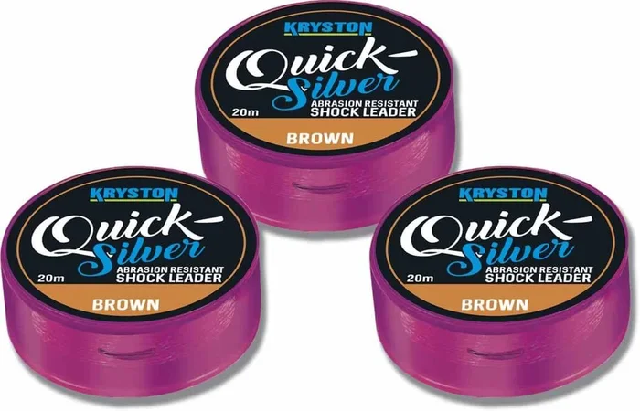 Vorfachmaterial Kryston Quicksilver Shock Leader 25 lbs