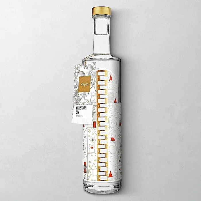 Wajos Adventskalender Flasche – gefüllt mit Christmas Gin