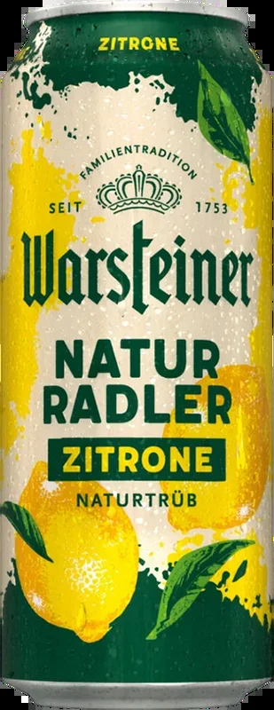 Warsteiner Radler Zitrone 2% – 50 cl Dose