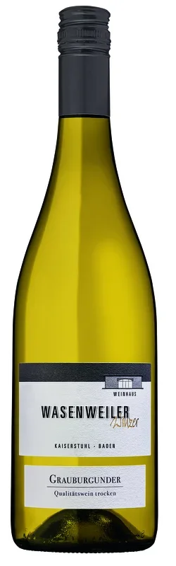 Wasenweiler Grauburgunder trocken, Weinhaus Wasenweiler Winzer, Baden (0,75 l) Jahrgang 2023