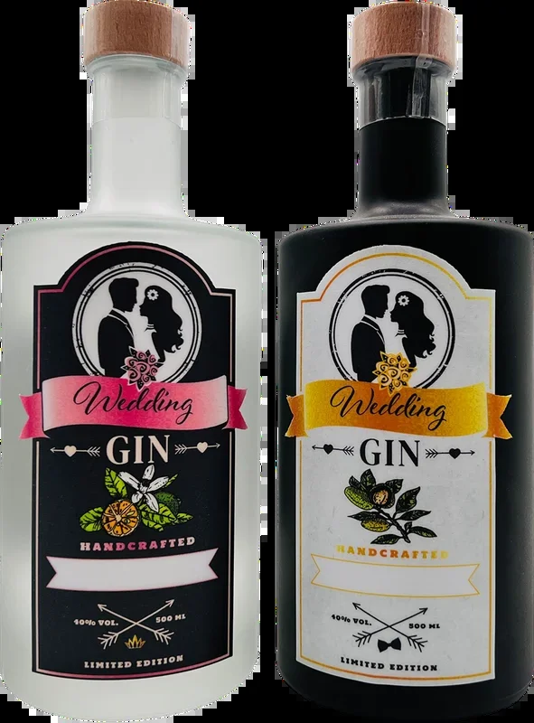 WeddingGIN (1x gin for her + 1x gin for him)