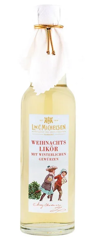 Weihnachtslikör mit winterlichen Gewürzen