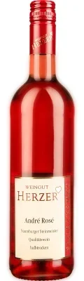 Wein Saale Unstrut Rosé André 2024 halbtrocken Weingut Herzer Deutscher Qualitätswein Naumburger Steinmeister