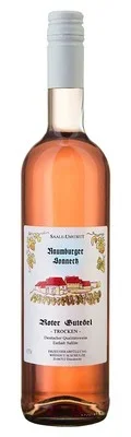 Wein Saale Unstrut Rosé Roter Gutedel 2017 trocken Weingut Schulze Deutscher Qualitätswein Naumburger Sonneck