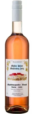 Wein Saale Unstrut Rosé Spätburgunder 2020 lieblich Weingut Schulze Deutscher Prädikatswein Auslese Kloster Posaer Klosterberg Zeitz