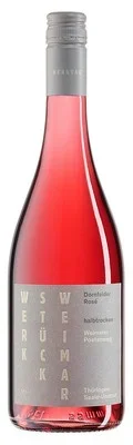 Wein Saale Unstrut Roséwein Dornfelder Rosé 2024 halbtrocken Winzervereinigung Freyburg DQW Werkstück Weimar Weimarer Poetenweg