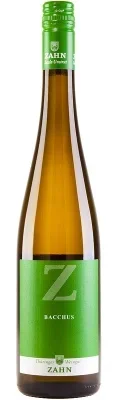Wein Saale Unstrut Weißwein Bacchus 2024 lieblich Thüringer Weingut Zahn Deutscher Qualitätswein