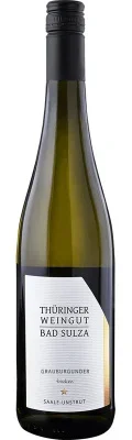 Wein Saale Unstrut Weißwein Grauburgunder 2023 trocken Thüringer Weingut Bad Sulza Deutscher Qualitätswein