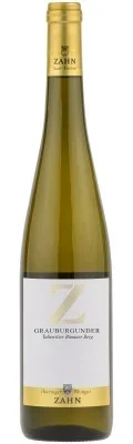 Wein Saale Unstrut Weißwein Grauburgunder 2023 trocken Weingut Zahn Deutscher Qualitätswein Tultewitzer Bünauer Berg