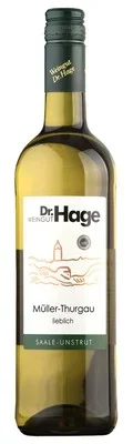 Wein Saale Unstrut Weißwein Müller-Thurgau 2023 lieblich Weingut Dr. Hage Deutscher Qualitätswein