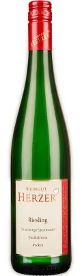 Wein Saale Unstrut Weißwein Riesling 2024 trocken Weingut Herzer Deutscher Qualitätswein Naumburger Steinmeister