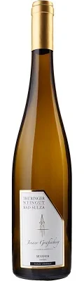 Wein Saale Unstrut Weißwein Silvaner 2023 trocken Thüringer Weingut Bad Sulza Deutscher Qualitätswein Jenaer Grafenberg