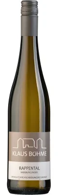 Wein Saale Unstrut Weißwein Weißburgunder 2024 trocken Weingut Klaus Böhme Deutscher Qualitätswein Dorndorfer Rappental