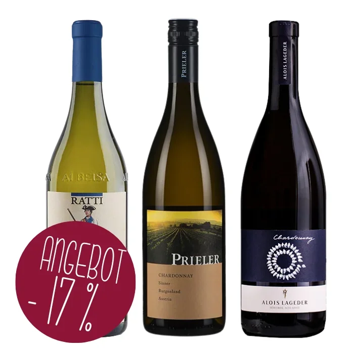 Wein-Set „I love Chardonnay“