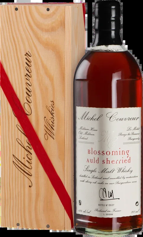 Whisky Single Malt Blossoming Auld Sherried 0,7 Liter in Holzkiste