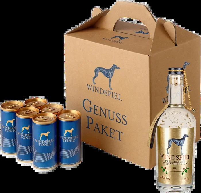 Windspiel Gin & Tonic Set Christmas (1x Christmas Dry Gin + 6x Tonic Water)
