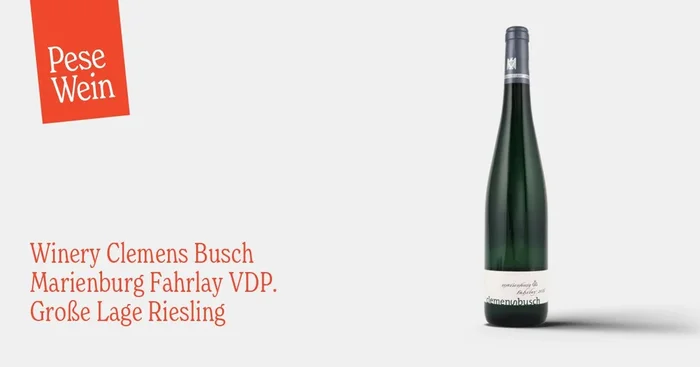 Winery Clemens Busch Marienburg Fahrlay VDP. Große Lage Riesling 2016