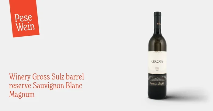 Winery Gross Sulz barrel reserve Sauvignon Blanc Magnum 2017