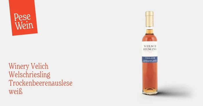 Winery Velich Welschriesling Trockenbeerenauslese weiß 2009