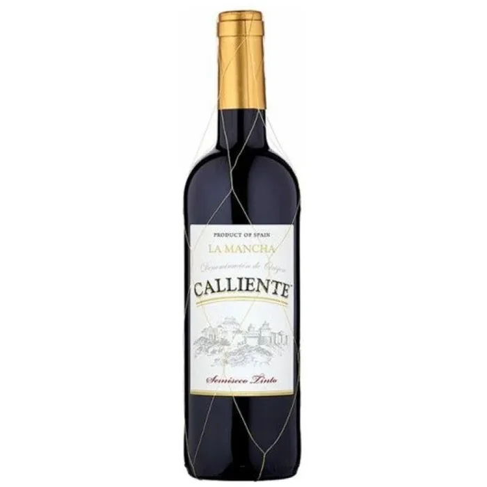 Wino CALLIENTE LA MANCHA HISZPANIA Czerwone Półwytrawne