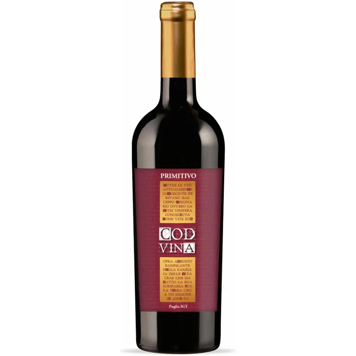 Wino COD VINA PRIMITIVO PUGLIA Czerwone Wytrawne