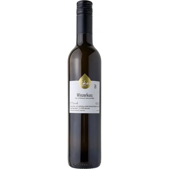 Winzerkuss Likör mit Weinbrandsahne