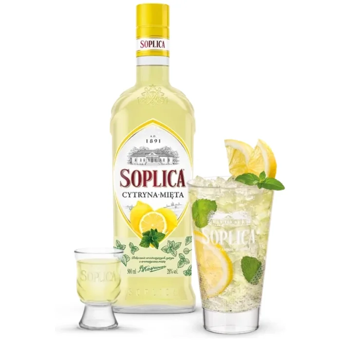 Wódka Soplica cytryna-mięta 28% 0.5L