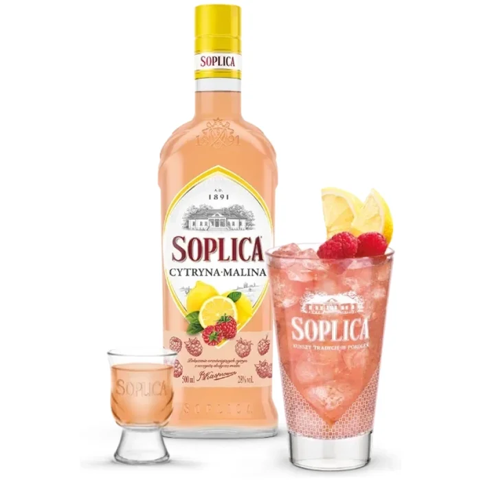 Wodka Soplica Zitrone-Himbeere 28% 0.5L