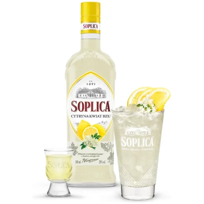 Wodka Soplica Zitrone mit Holunderblüten 28% 0,5L