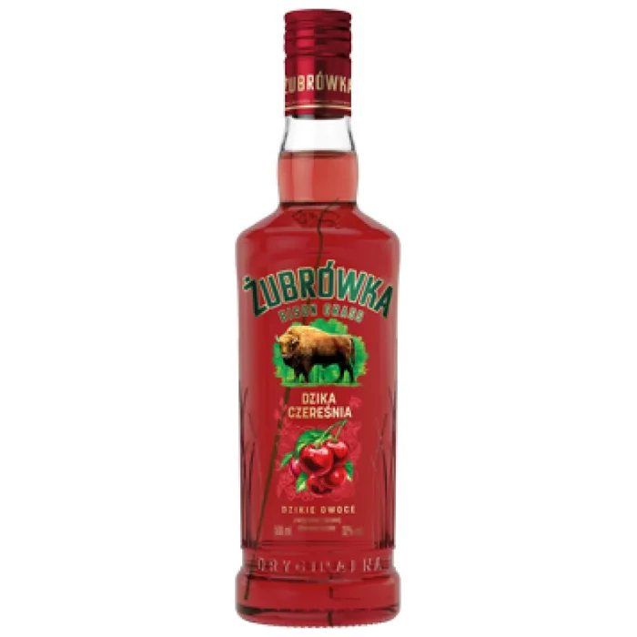 Wódka żubrówka dzika czereśnia