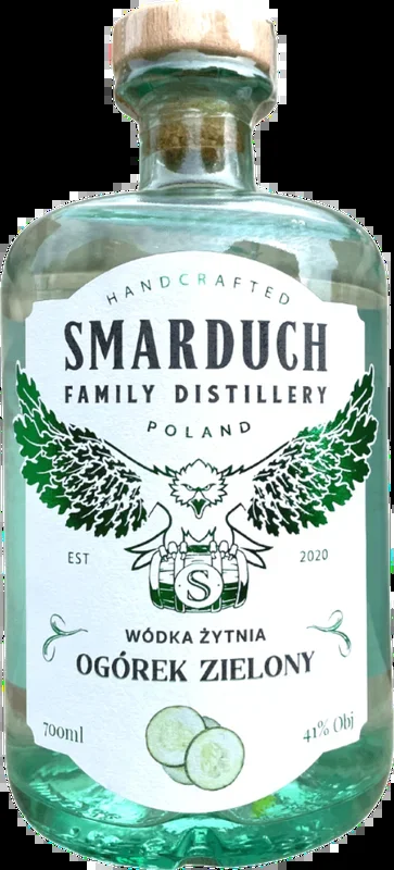 Wódka żytnia Ogórek Zielony – „Roggenvodka Grüne Gurke“